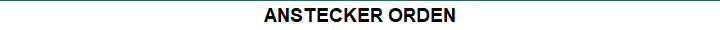 ANSTECKER ORDEN